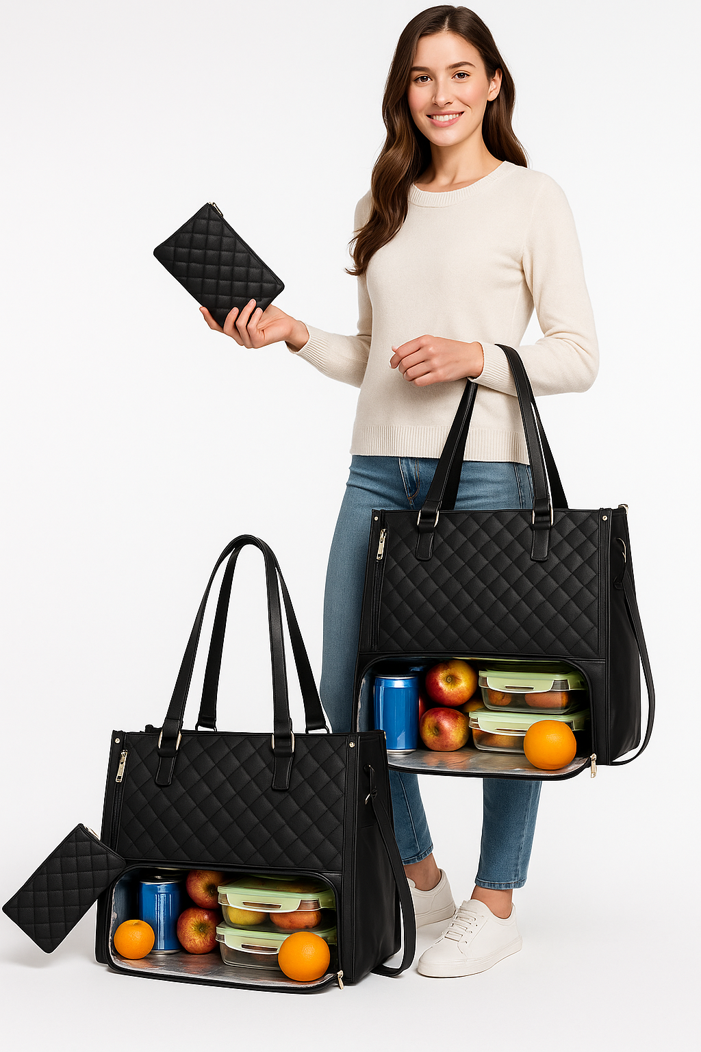 Elevate Your Style with Our 2025 Portable Insulated Lunch Tote - The Ultimate Multi-Purpose Bag for Women, Perfect for Travel and Daily Use!