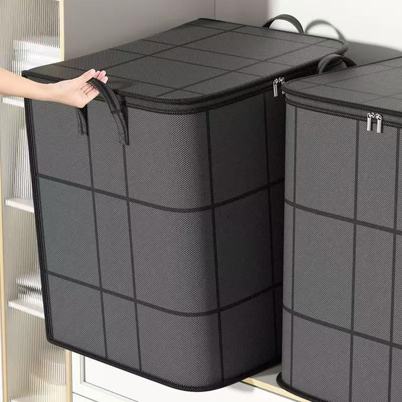 1Pc, Extra Large Fabric Storage Bags - Foldable Multi-Purpose Organizers for Home & Closet | Reusable Space-Saving Solutions Laundry Collapsible Basket Easy Storage