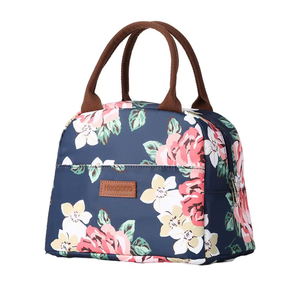 Stylish Large-Capacity Insulated Lunch Bag - Perfect Cooler Tote for Office, School, and Picnics - Reusable Organizer for Women