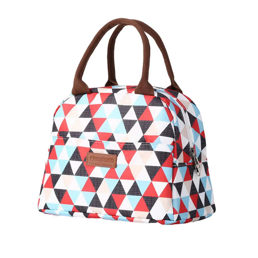 Stylish Large-Capacity Insulated Lunch Bag - Perfect Cooler Tote for Office, School, and Picnics - Reusable Organizer for Women