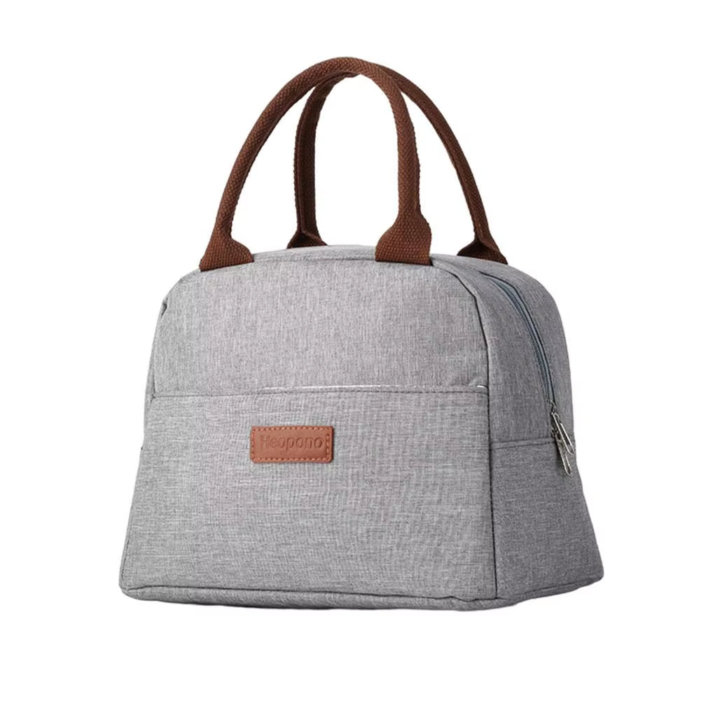 Stylish Large-Capacity Insulated Lunch Bag - Perfect Cooler Tote for Office, School, and Picnics - Reusable Organizer for Women