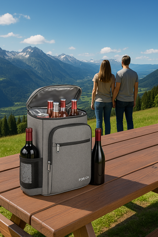 Lightweight Leakproof Backpack Cooler – Insulated Waterproof Cooler Bag for Men & Women – Perfect for Lunch, Picnics, Camping & Hiking – Holds 30 Cans