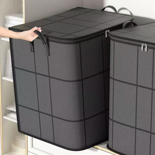 1Pc, Extra Large Fabric Storage Bags - Foldable Multi-Purpose Organizers for Home & Closet | Reusable Space-Saving Solutions Laundry Collapsible Basket Easy Storage